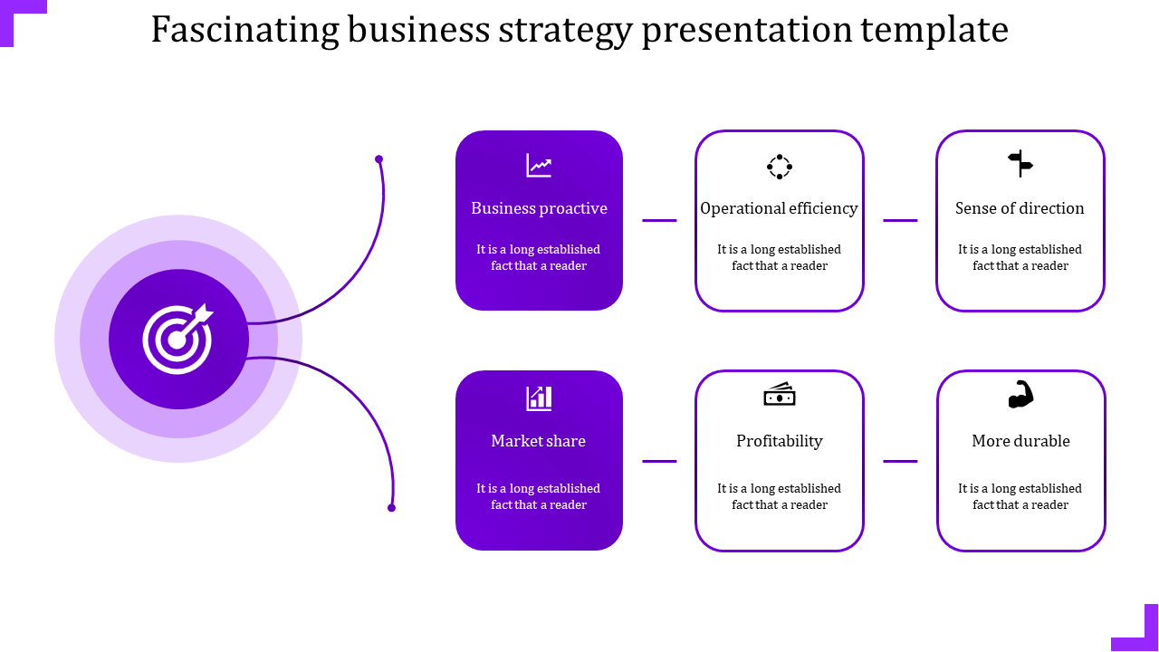 Stunning Business Strategy Presentation Template Designs
